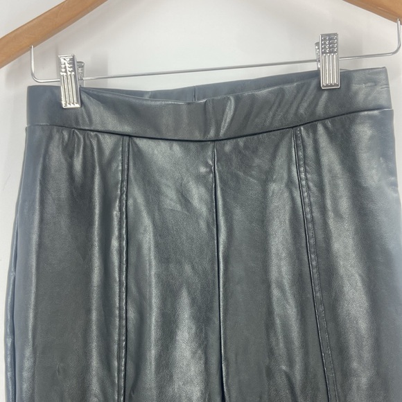Wild Fable wide leg faux leather pants with slit - Picture 4 of 16